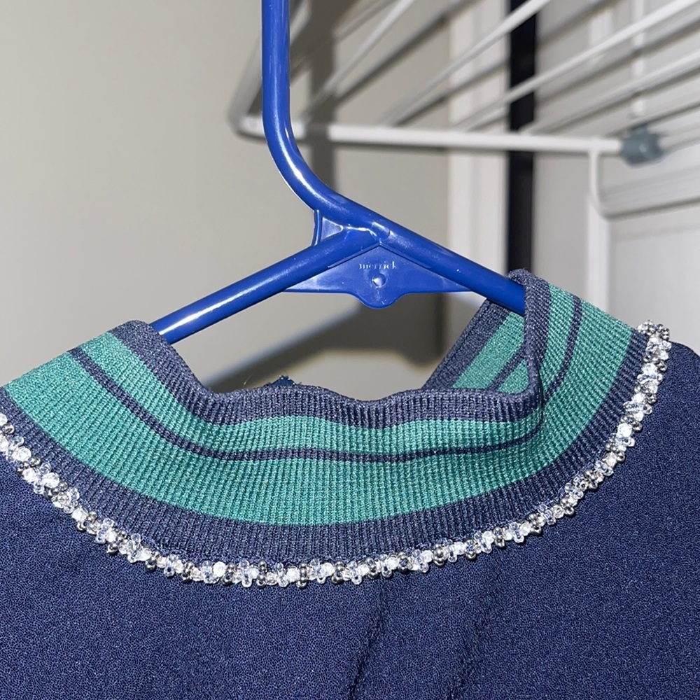 Navy Blue Zara blouse